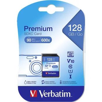 Verbatim 44025 SDXC atminties kortelė 128 GB Class 10 UHS-I U1