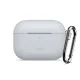 Ausinių dėklas Tech-Protect Silicone Hook skirtas AirPods Pro, pilkas