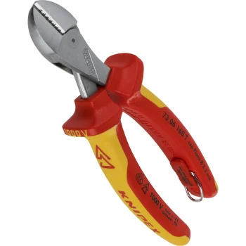Kompaktiškos šoninio kirpimo replės KNIPEX X-Cut 73 06 160 T, 160 mm