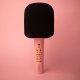 Maxlife MXBM-600 Bluetooth karaoke mikrofonas su garsiakalbiu, rožinis