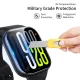 Apsauginis stiklas Tech-Protect Glass Fit+ skirtas Huawei Watch Fit 4 Pro, 2 vnt.