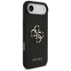 Guess Grained Big 4G & Classic Logo dėklas, skirtas iPhone Air, juodas