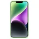Nillkin CamShield Silky Silicone dėklas telefonui iPhone 14 Plus su kameros dangteliu, žalias