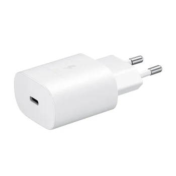 Samsung EP-TA800EWE USB-C įkroviklis 25W (be pakuotės), baltas
