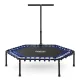 Neo-Sport fitneso batutas su rankena, 127 cm, mėlynas