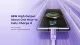 Remax Linon Series 3in1 įkrovimo laidas 66W USB-C / Lightning / Micro-USB RC-C029, violetinis