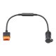 DJI SDC automobilinio įkroviklio laidas, 12V, 40cm (CP.DY.00000049.03)
