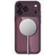 Tech-Protect MagPeak MagSafe CC dėklas iPhone 18 Pro Max / 17 Pro Max, skaidrus bordo