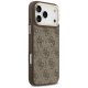 Guess 4G PU Classic Logo MagSafe dėklas iPhone 17 Pro Max, rudas