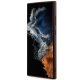Guess 4G Metal Gold Logo dėklas, skirtas Samsung Galaxy S23 Ultra S918, rudas