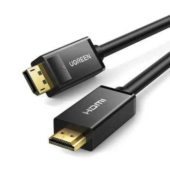 Ugreen DP101 DisplayPort į HDMI laidas 4K 30Hz, 3 m, juodas