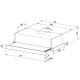 Teleskopinis gartraukis Berdsen BT-229 Inox, 60 cm