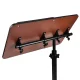 Maclean MC-121 B Mobile Laptop Desk, Adjustable Height 59-89cm, Black