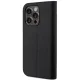 Karl Lagerfeld dėklas-knygutė iPhone 14 Pro telefonui, juodas