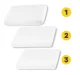 4Fizjo MED Classic Orthopedic Pillow, 60x40 cm, White