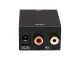 Optinis Toslink SPDIF į 2x Cinch RCA keitiklis