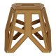 Folding Camping Stool / Chair, 40 cm, Beige