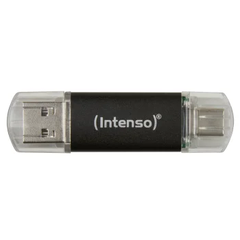 USB atmintinė Intenso Twist Line 512GB USB 3.2 Gen 1 (USB-C / USB-A), antracito