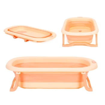Sulankstoma kūdikių vonelė Ecotoys, rožinė