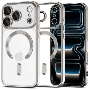Tech-Protect MagFlex MagSafe dėklas iPhone 17 Pro Max - Clear Silver