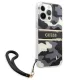 Dėklas Guess Camo Strap iPhone 13 Pro / 13 telefonui, Juodas