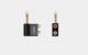 Ugreen AV147 6.35 mm kištuko į 2x RCA lizdus adapteris, juodas