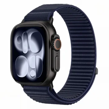 Tech-Protect NylonLoop strap for Apple Watch 44/45/46/49 mm, navy