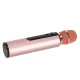 Wireless Karaoke Microphone for Kids with Bluetooth Speaker 2000mAh SD USB, Pink