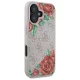 Dėklas Guess iPhone 16 6.1\" 4G Flowers Print MagSafe, rožinis