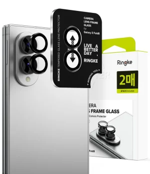 Ringke kameros apsauginis stiklas Samsung Galaxy Z Fold 8, 2 vnt., juodas