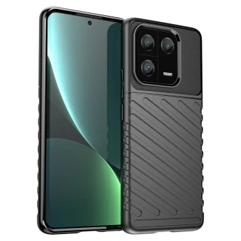 Dėklas Xiaomi 13 Pro telefonui Thunder Case, juodas