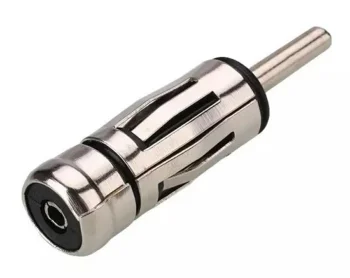 Straight ISO to DIN Car Antenna Adapter