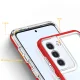 Dėklas Samsung Galaxy S22+ (S22 Plus) Hybrid Armor Clear 3in1, raudonas