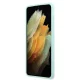 Guess Samsung Galaxy S21+ dėklas Silicone Script, mėlynas