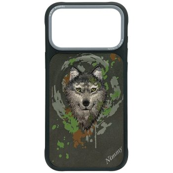 Nimmy Wilk MagSafe dėklas telefonui iPhone 17 Pro Max, tamsiai pilkas