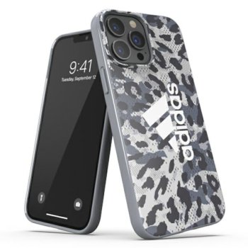 Adidas OR SnapCase Leopard Dėklas iPhone 13 Pro Max, Pilkas