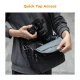 K&F Concept Camera Sling Bag 5L fotoaparato krepšys, tamsiai mėlynas
