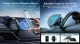 Choetech magnetinis automobilinis telefono laikiklis su MagSafe, juodas
