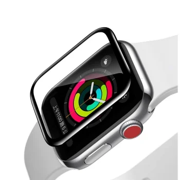 Apple Watch 1/2/3 38mm Baseus 0.2mm Tempered Glass Soft Screen Protector, Black