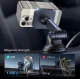 ESR Halolock Qi2 15W MagSafe magnetinis automobilinis laikiklis, juodas