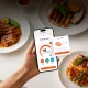Virtuvinis termometras Meatmeet S Pro su Bluetooth programėle, pilkas