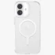 Uniq LifePro Xtreme Magclick Charging dėklas, skirtas iPhone 17, skaidrus su blizgučiais
