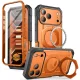 Dėklas Supcase Grip Pro Mag MagSafe skirtas iPhone 18 Pro Max / 17 Pro Max su stovu, oranžinis