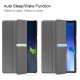 Lenovo Tab M10 (3rd Gen) (TB-328FU) Trifold Stand PU Leather Hard Protective Cover Case, Gray