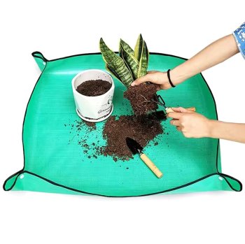 Large Plant Repotting Mat 100 x 100 Green