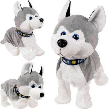 Interactive dog SMILE Gray Hasky