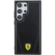 Ferrari Hot Stamp V Lines MagSafe dėklas Samsung Galaxy S24 Ultra, juodas