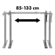 Reguliuojamo aukščio stalo rėmas Maclean MC-790NG, 70–118 cm, pilkas