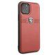 Ferrari Off Track Leather dėklas iPhone 11 Pro, Raudonas