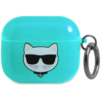 Karl Lagerfeld AirPods 3 Case Choupette Head, Blue